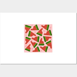 Pastel Watermelon! Posters and Art